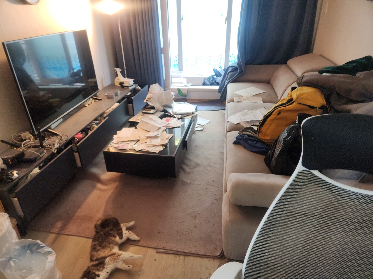 포천시 유품정리 작업 전 현장